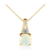 Welo Opal Silver Necklace