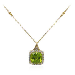 14K Dashihe Peridot Gold Necklace (CIRARI)