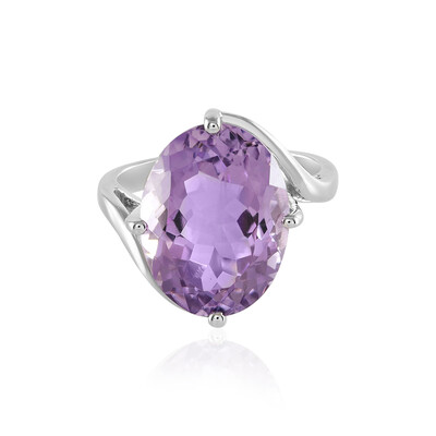 Rose de France Amethyst Silver Ring