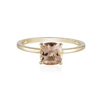 9K Madagascan Morganite Gold Ring