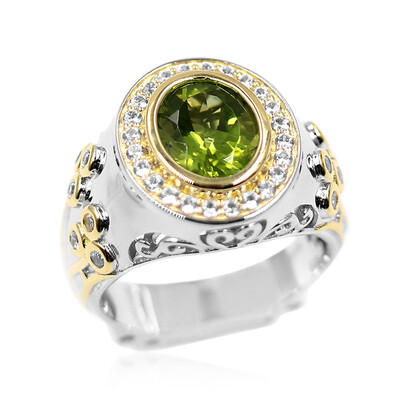 Peridot Silver Ring (Dallas Prince Designs)