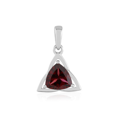 Mozambique Garnet Silver Pendant