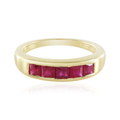 Mozambique Ruby Silver Ring