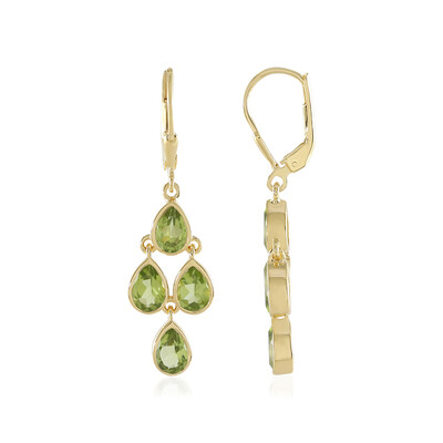 Peridot Silver Earrings