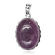 Lepidolite Silver Pendant