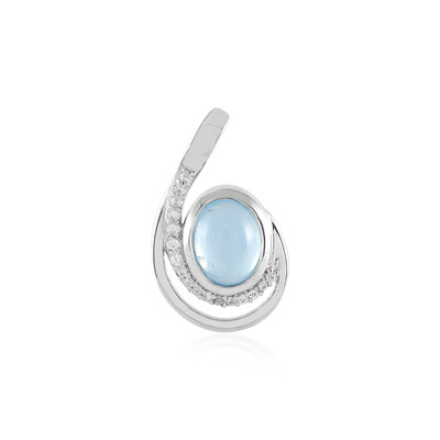 Ofiki Aquamarine Silver Pendant