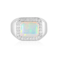 Welo Opal Silver Ring