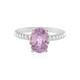 Kunzite Silver Ring