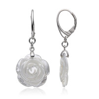 Mother of Pearl Silver Earrings