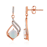 Welo Opal Silver Earrings