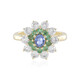 9K Unheated Ceylon Blue Sapphire Gold Ring (Adela Gold)