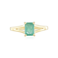 Colombian Emerald Silver Ring