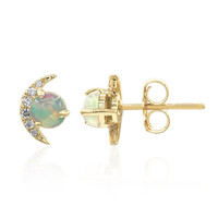 10K AAA Welo Opal Gold Earrings