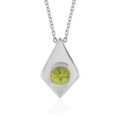 Sphene Silver Necklace (de Melo)