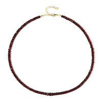 Mozambique Garnet Silver Necklace