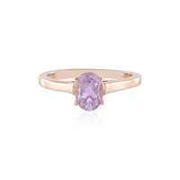 Rose de France Amethyst Silver Ring