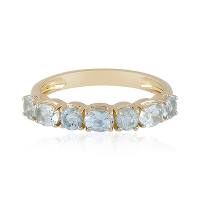 Brazilian Aquamarine Silver Ring