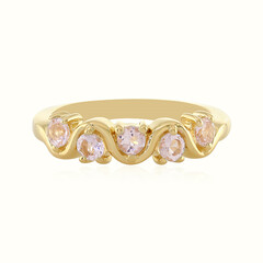 Morganite Silver Ring