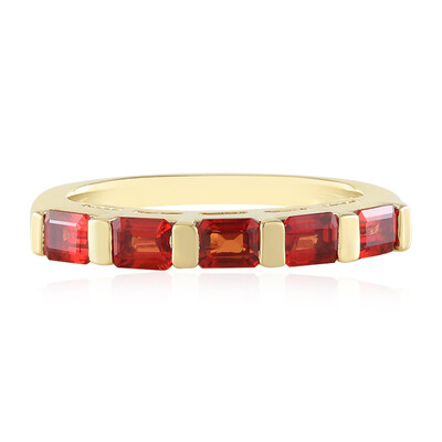 Tanzanian Ruby Silver Ring