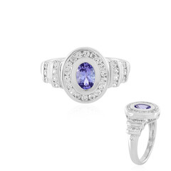 Tanzanite Silver Ring