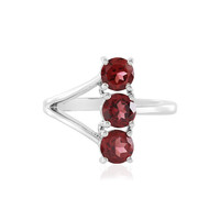 Mozambique Garnet Silver Ring