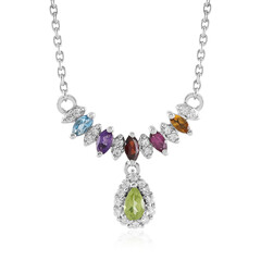 Peridot Silver Necklace