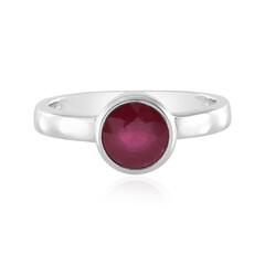 Bemainty Ruby Silver Ring