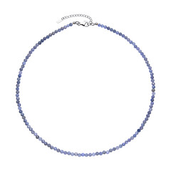 Tanzanite Silver Necklace