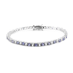 White Topaz Silver Bracelet