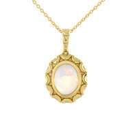 Welo Opal Silver Necklace