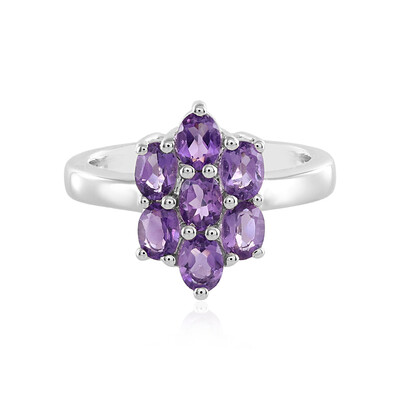 Amethyst Silver Ring