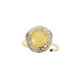 9K Baltic Amber Gold Ring (dagen)