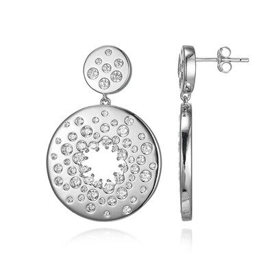 Zircon Silver Earrings