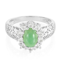 Imperial Chrysoprase Silver Ring