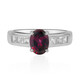 Rhodolite Silver Ring