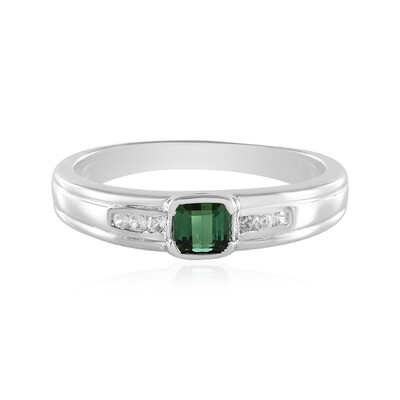 Benedito Green Tourmaline Silver Ring