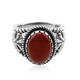 Red Jasper Silver Ring (Desert Chic)