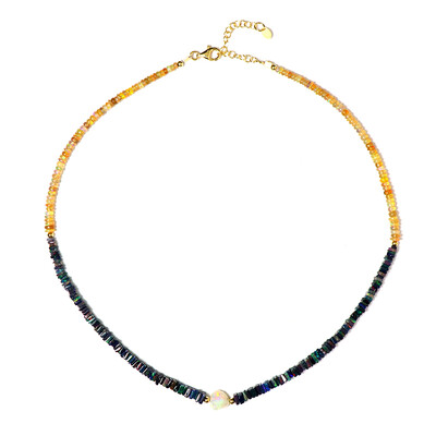 Welo Opal Silver Necklace