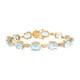 Sky Blue Topaz Silver Bracelet