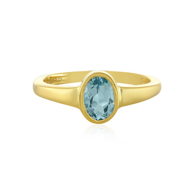 Sky Blue Topaz Silver Ring