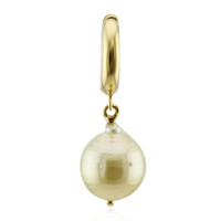 Kabira Golden South Sea Pearl Silver Pendant (TPC)