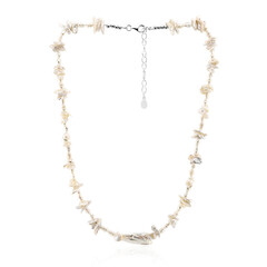 Keshi pearl Silver Necklace (TPC)