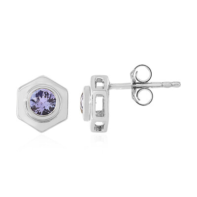 Tanzanite Silver Earrings (MONOSONO COLLECTION)