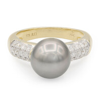 9K Tahitian Pearl Gold Ring (TPC)