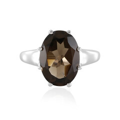 Smoky Quartz Silver Ring