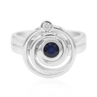 Blue Sapphire Silver Ring