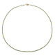 9K Green Diamond Gold Necklace