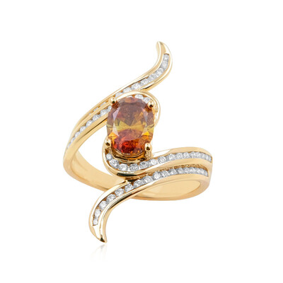 14K Sphalerite Gold Ring (de Melo)