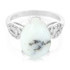 Dendritic Agate Silver Ring