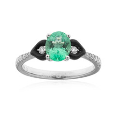 18K AAA Zambian Emerald Gold Ring (CIRARI)